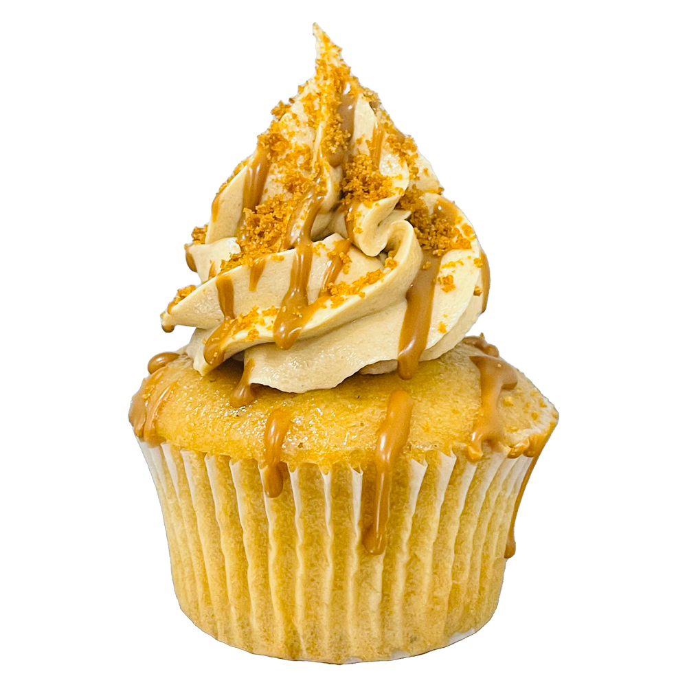 3x Buttery Biscoff Cupcakes