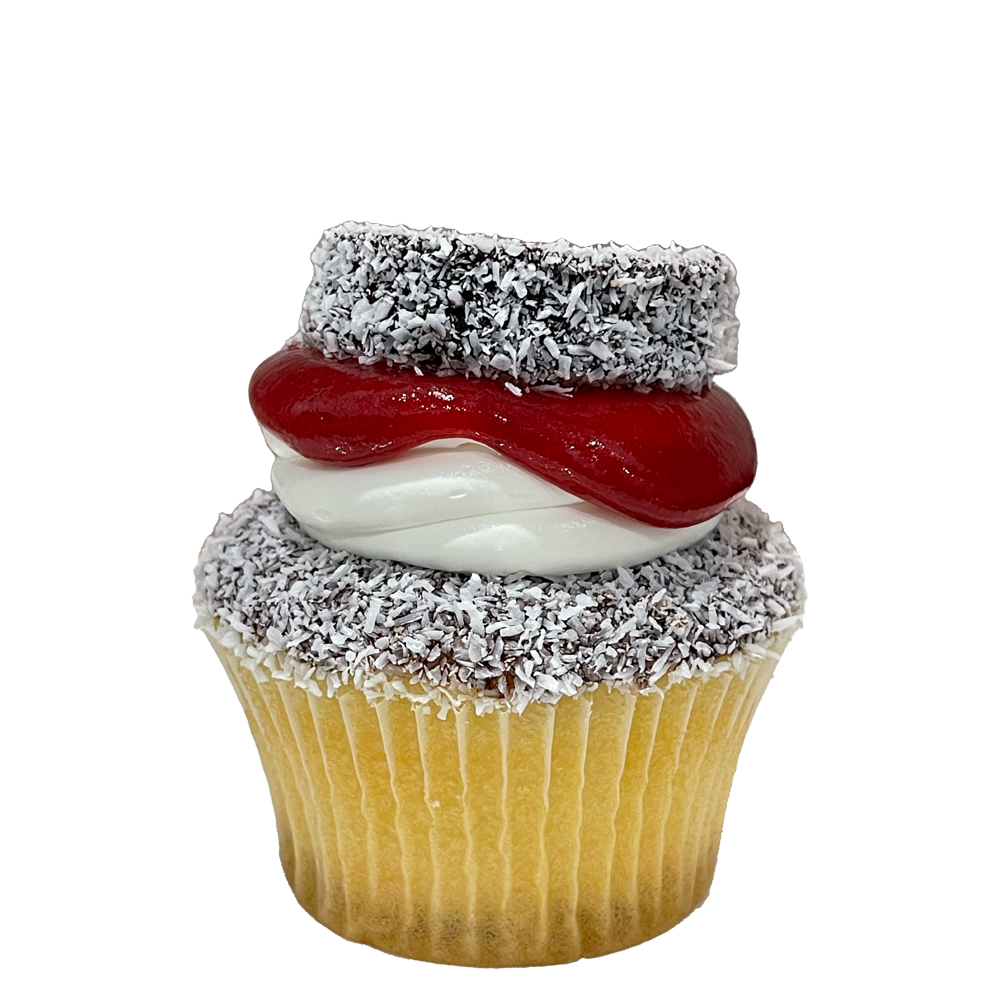 2x Choc Lamington Cupcakes