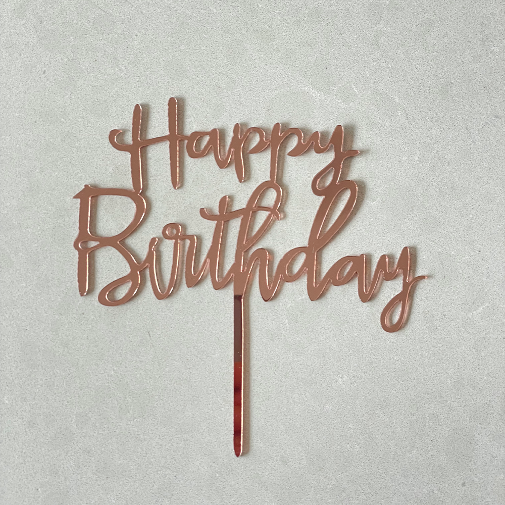 'Happy Birthday' Cake Topper
